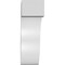 Ekena Millwork 5-in. W x 12-in. D x 16-in. H Del Monte Architectural Grade PVC Knee Brace BRCP05X12X16DEL - alternate 2